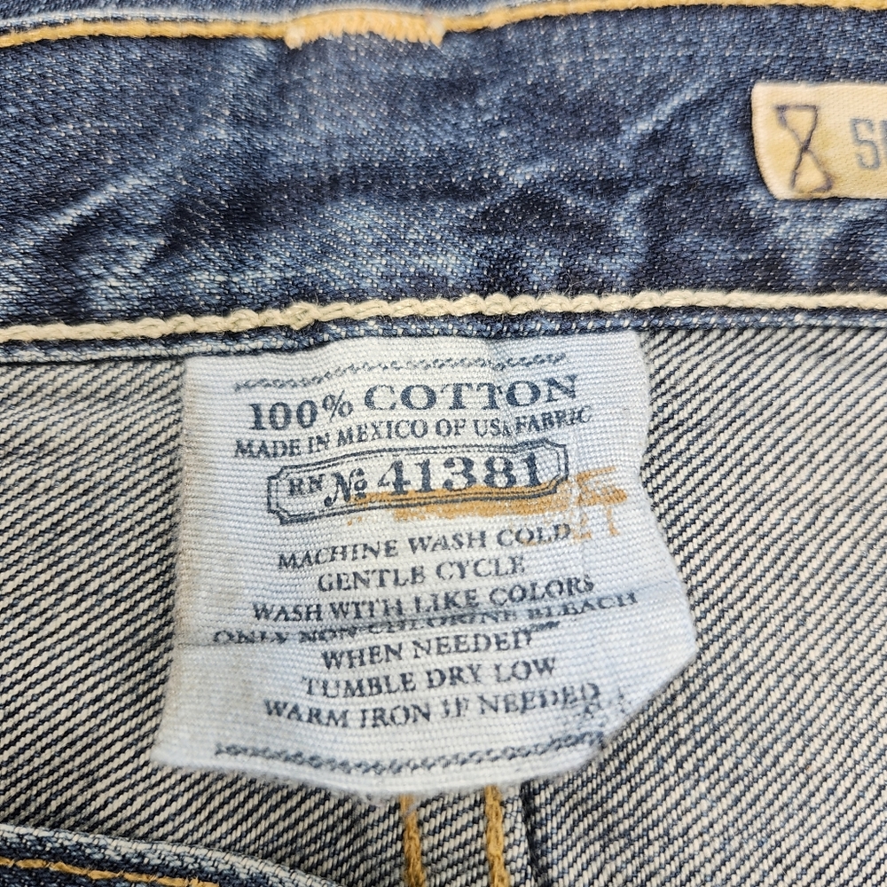 Polo Ralph Lauren Classic 867 100% Cotton Dark Blue Zip-Fly Denim Jeans 50Bx30 - Picture 7 of 8